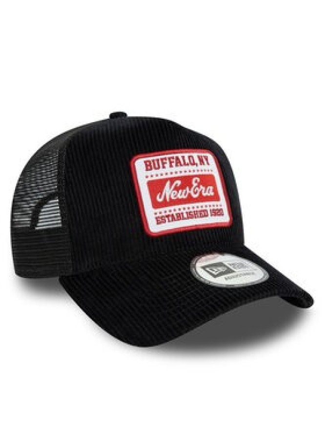 New Era Czapka z daszkiem Cord Patch 60603669 Czarny