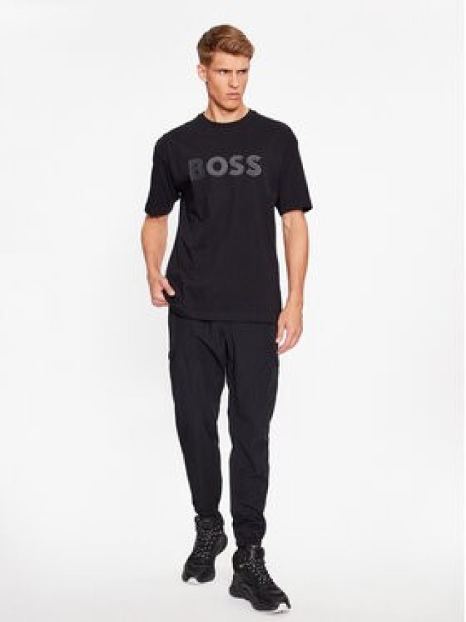 Boss T-Shirt Tee Lotus 50501232 Czarny Regular Fit