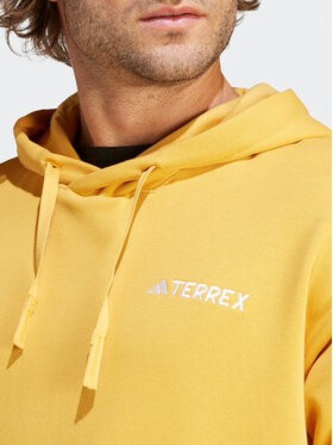 adidas Bluza Terrex Logo IB2705 Żółty Regular Fit