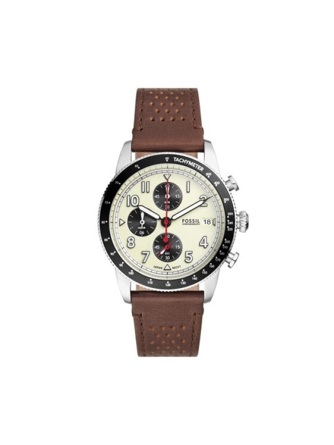 Fossil Zegarek Sport Tourer FS6042 Brązowy