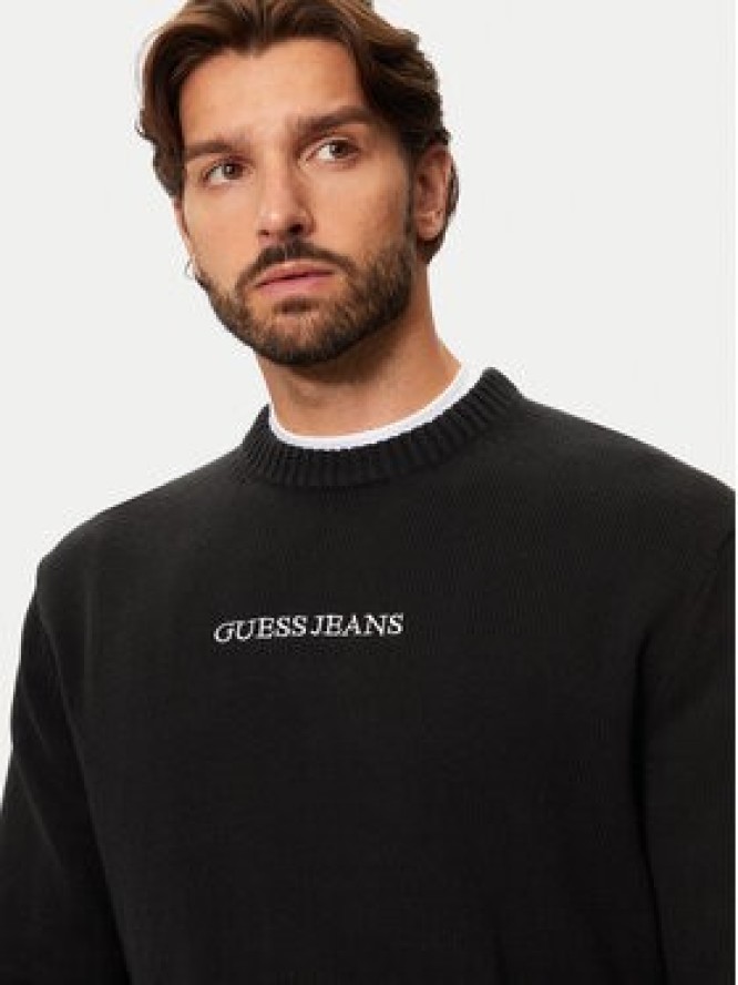 Guess Sweter M4BR31 Z3HM1 Czarny Regular Fit