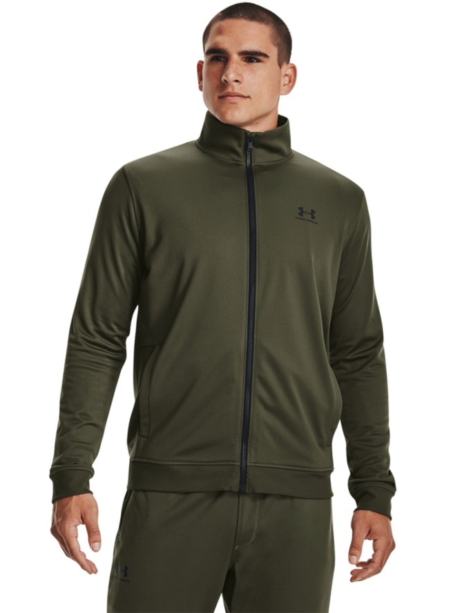 Bluza dresowa męska Under Armour Sportstyle Tricot Jacket - oliwkowa/khaki