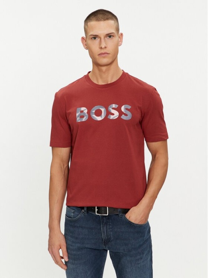 Boss T-Shirt Thompson 15 50513382 Czerwony Regular Fit