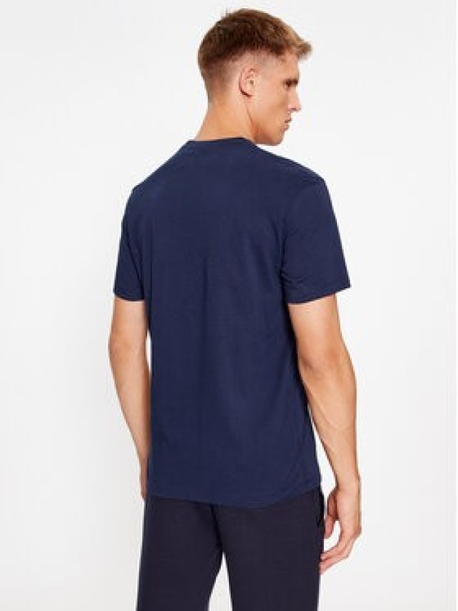Lacoste T-Shirt TH1285 Granatowy Regular Fit