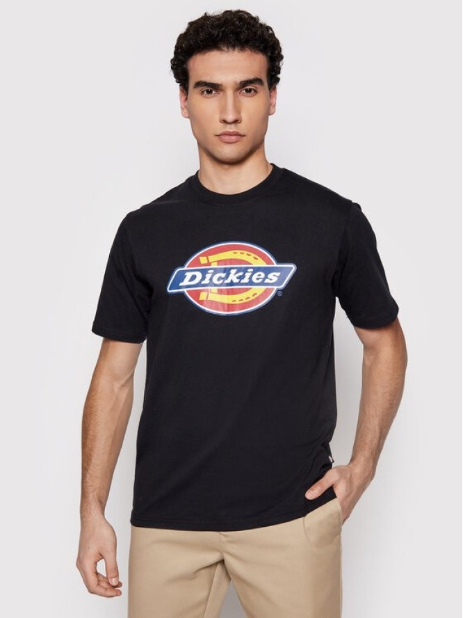 Dickies T-Shirt Icon Logo DK0A4XC9BLK1 Czarny Regular Fit