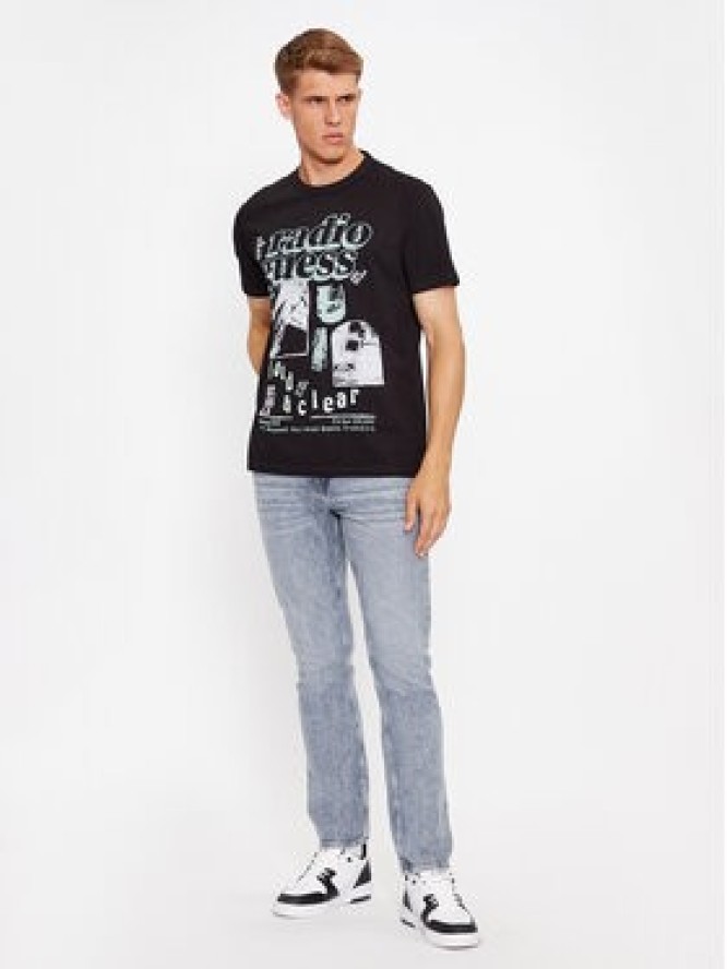 Guess T-Shirt M3BI16 I3Z14 Czarny Regular Fit