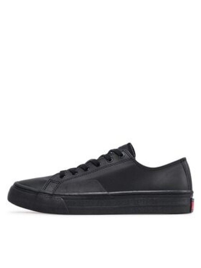 Tommy Jeans Tenisówki Leather Vulc EM0EM01047 Czarny