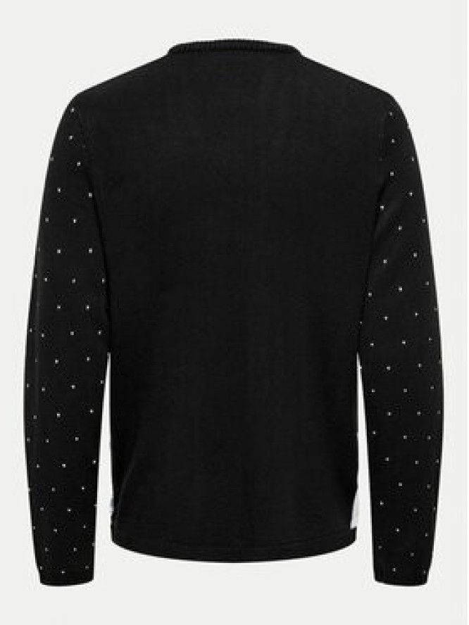 Only & Sons Sweter Xmas 22031176 Granatowy Regular Fit