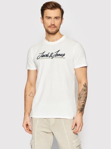 Jack&Jones T-Shirt Tons 12205107 Biały Regular Fit