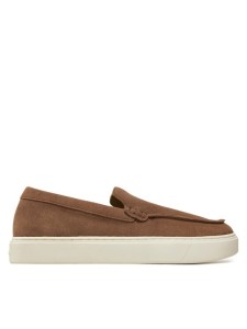 Calvin Klein Półbuty Moccasin Suede HM0HM01794 Brązowy