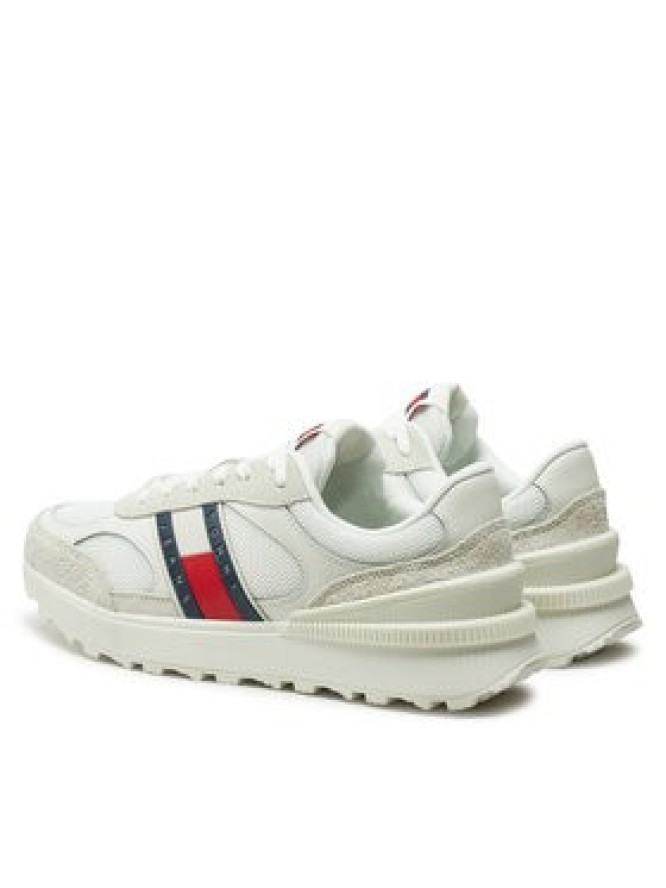 Tommy Jeans Sneakersy Tjm Technical Runner Ess EM0EM01537 Biały