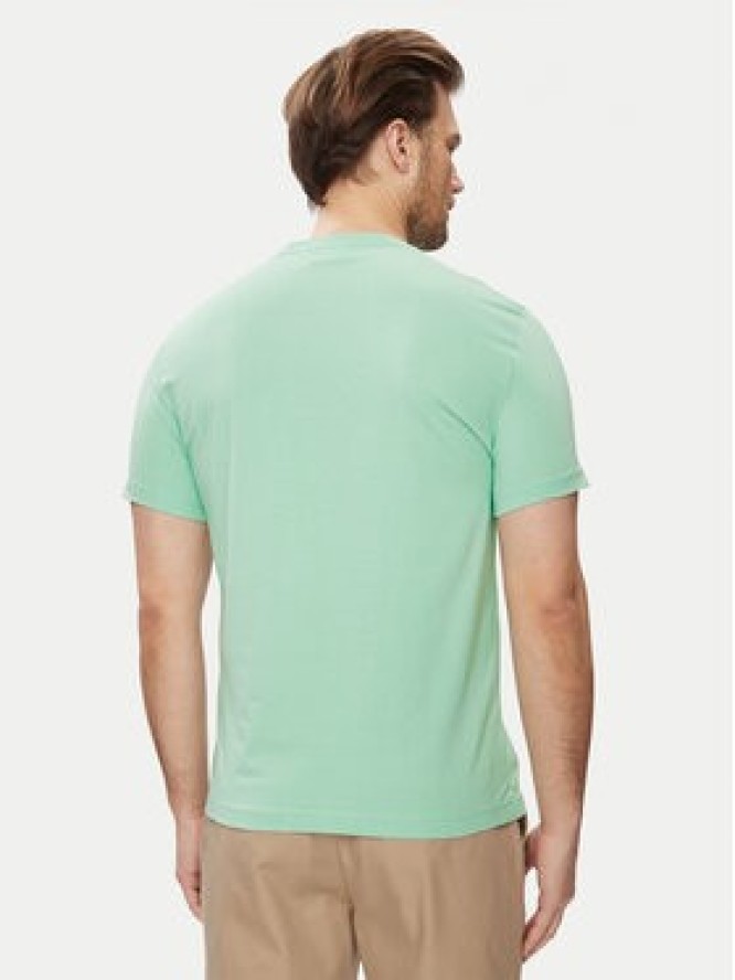 Calvin Klein T-Shirt Brush Logo K10K113113 Zielony Regular Fit