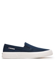 Tommy Jeans Tenisówki Tjm Slip On Canvas Color EM0EM01366 Granatowy