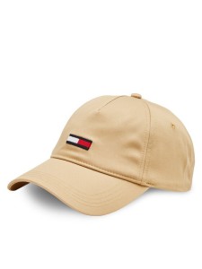 Tommy Jeans Czapka z daszkiem Tjm Elongated Flag 5 Panel Cap AM0AM11692 Beżowy