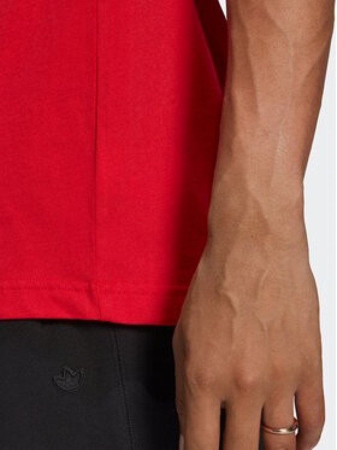 adidas T-Shirt Trefoil Essentials T-Shirt IA4869 Czerwony Regular Fit