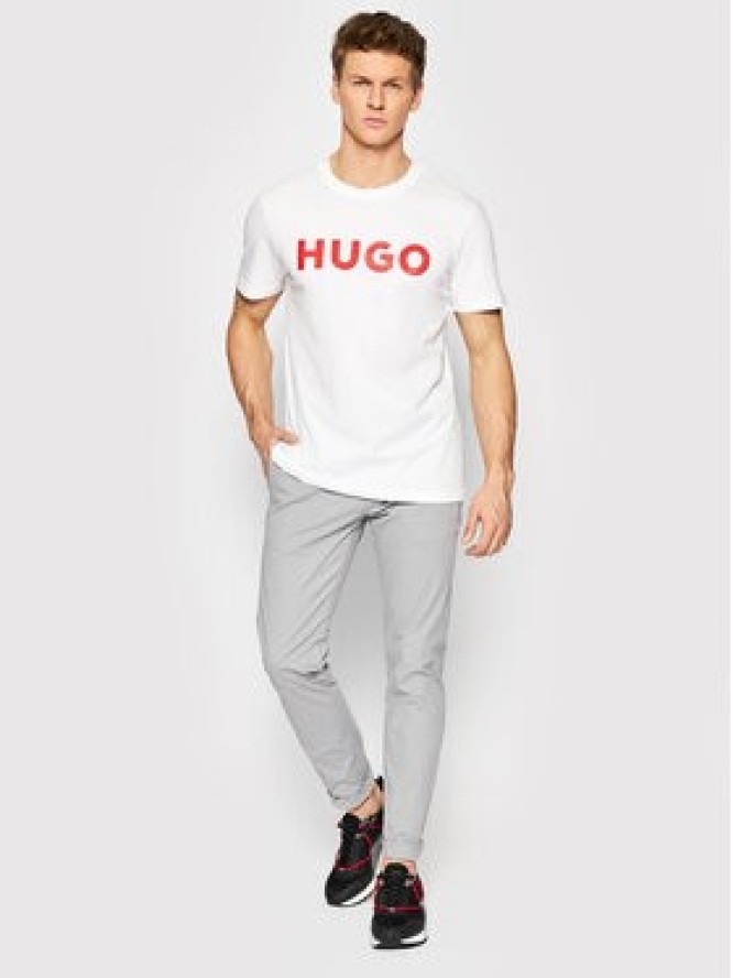 Hugo T-Shirt Dulivio 50467556 Biały Regular Fit