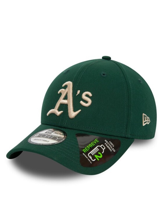 New Era Czapka z daszkiem Repreve 940 Athletics 60435238 Khaki