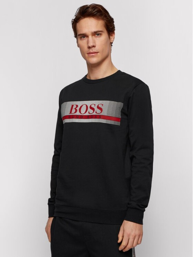 Boss Bluza Authentic 50449939 Czarny Regular Fit