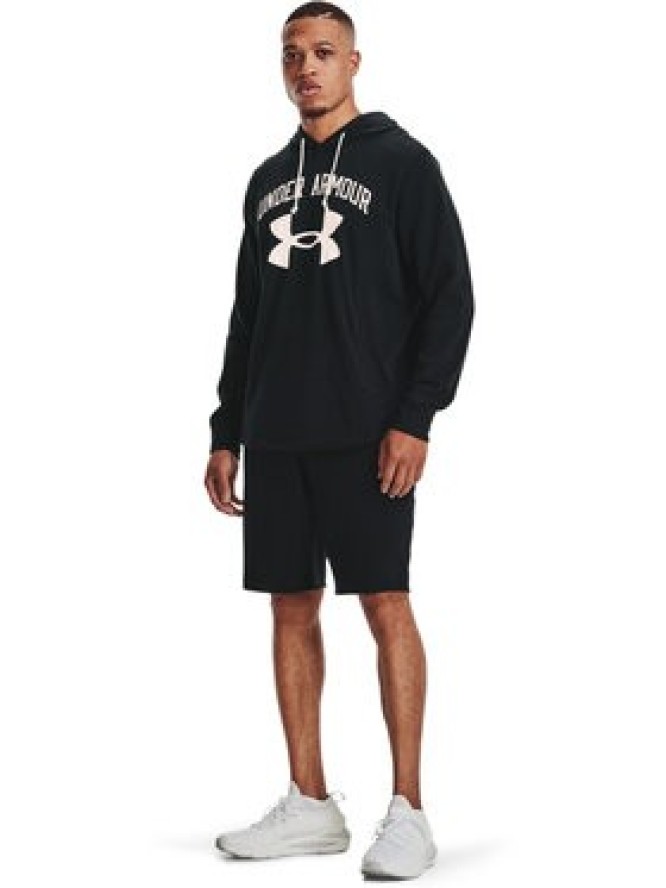 Under Armour Szorty sportowe Ua Rival Terry 1361631 Czarny Regular Fit