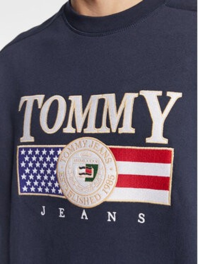 Tommy Jeans Bluza Luxe DM0DM15717 Granatowy Regular Fit