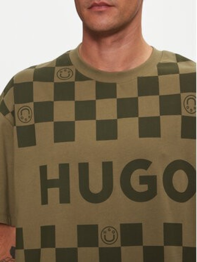 Hugo T-Shirt Narliparo 50517942 Zielony Loose Fit