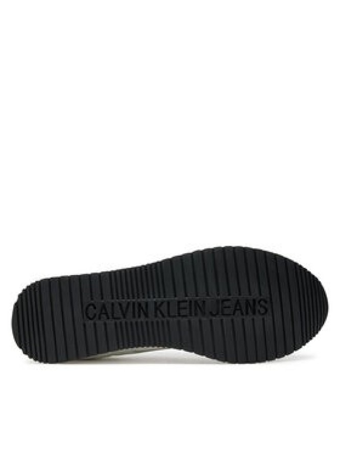 Calvin Klein Jeans Sneakersy Retro Runner Multilayer YM0YM01117 Biały