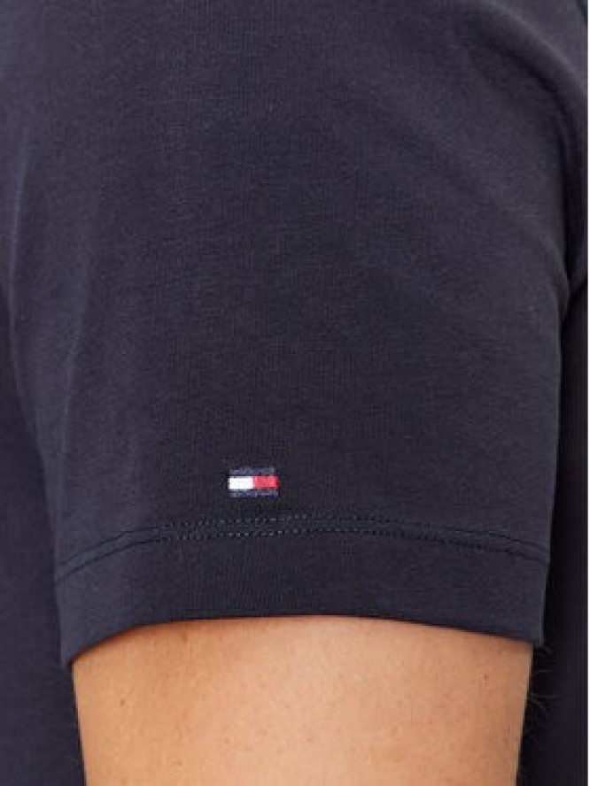 Tommy Hilfiger T-Shirt MW0MW32589 Granatowy Regular Fit