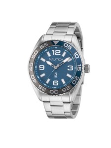 Nautica Zegarek NAPFWS307 Srebrny