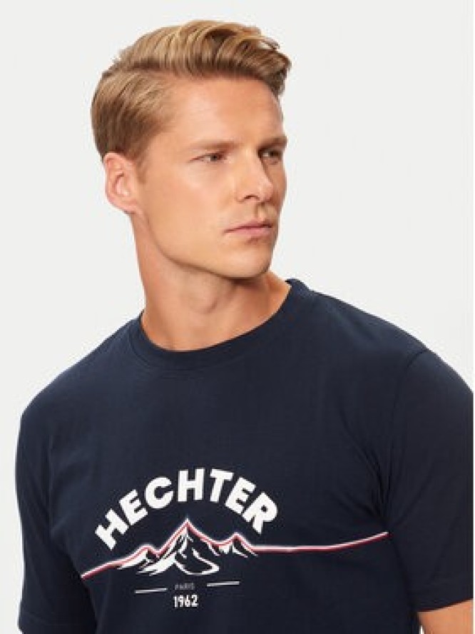 Hechter Paris T-Shirt 75014 142919 Granatowy Regular Fit