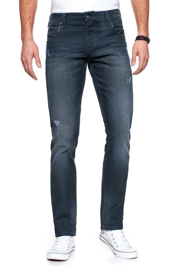 JEANSY MĘSKIE MUSTANG Chicago Tapered DENIM BLACK 1006669 4000 884