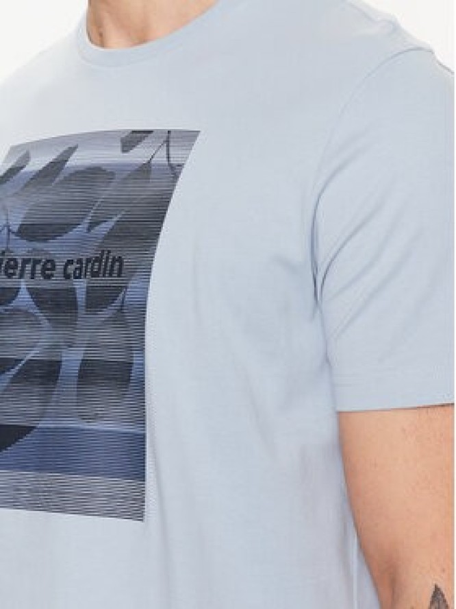 Pierre Cardin T-Shirt C5 20830/000/2060 Niebieski Regular Fit
