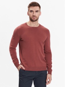 Sisley Sweter 10F2S1C78 Pomarańczowy Slim Fit