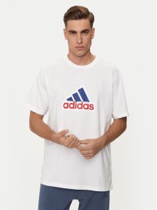 adidas T-Shirt Future Icons Badge of Sport IS3234 Biały Loose Fit