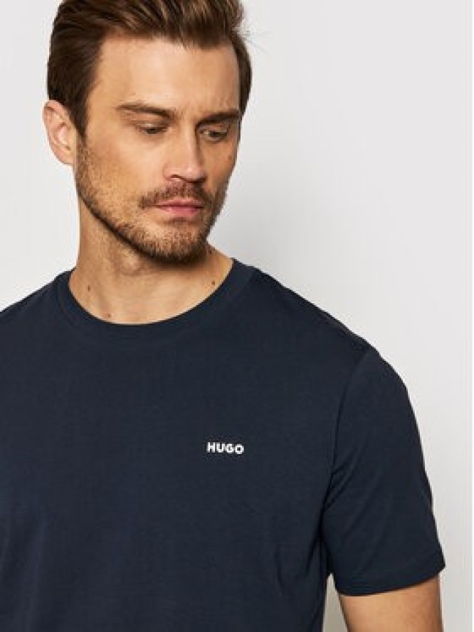 Hugo T-Shirt Dero222 50466158 Granatowy Regular Fit