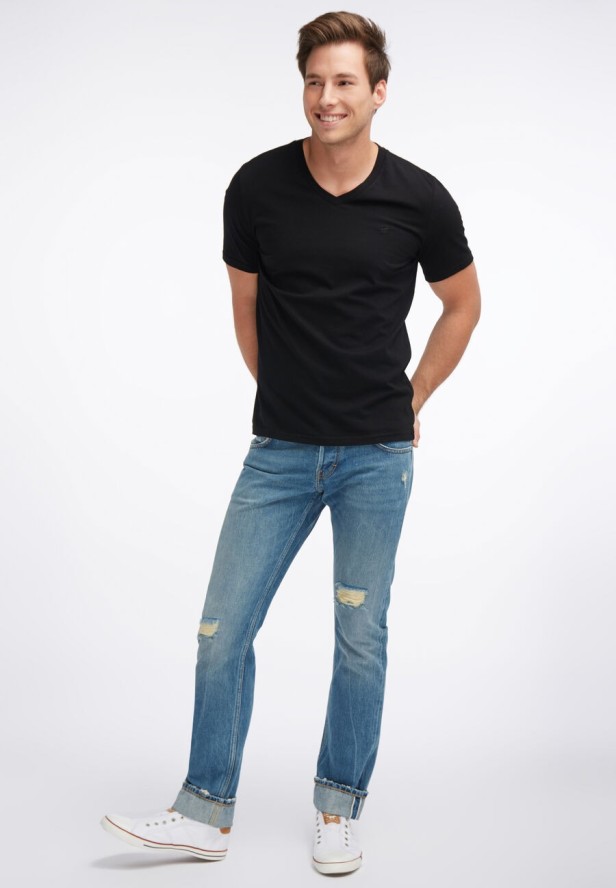 MUSTANG CHICAGO TAPERED MĘSKIE SPODNIE JEANSOWE DENIM BLUE 1006144 5000 784