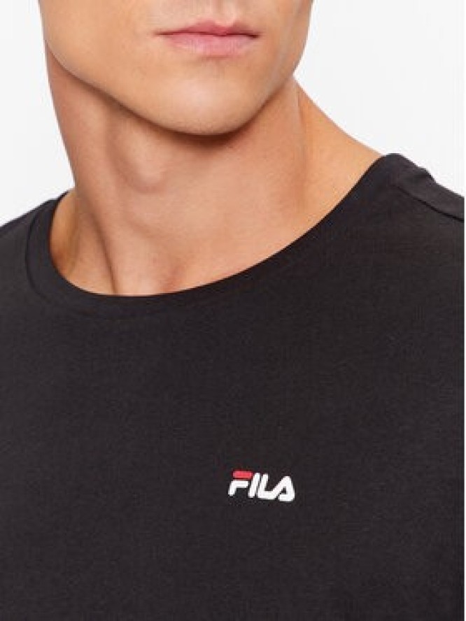 Fila Komplet 2 t-shirtów FAM0083 Czarny Regular Fit