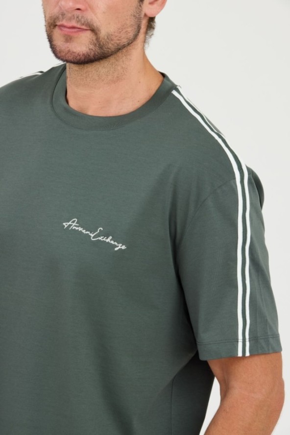 ARMANI EXCHANGE Zielony t-shirt