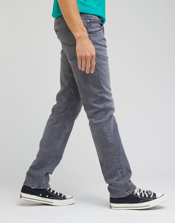 LEE DAREN ZIP FLY MĘSKIE SPODNIE JEANSOWE JEANSY GREYS END L707IBB82