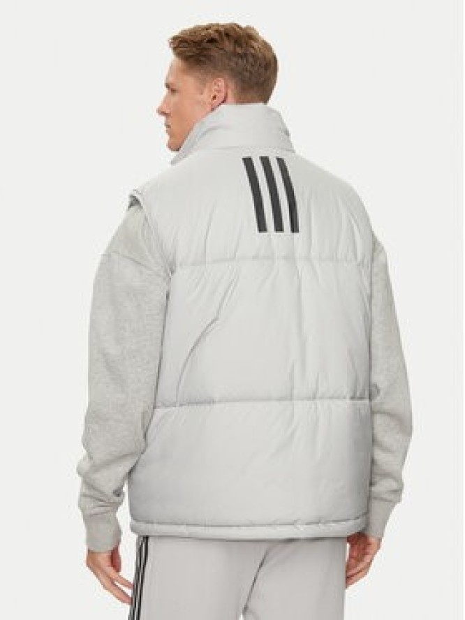 adidas Kamizelka 3-Stripes IX8871 Szary Loose Fit