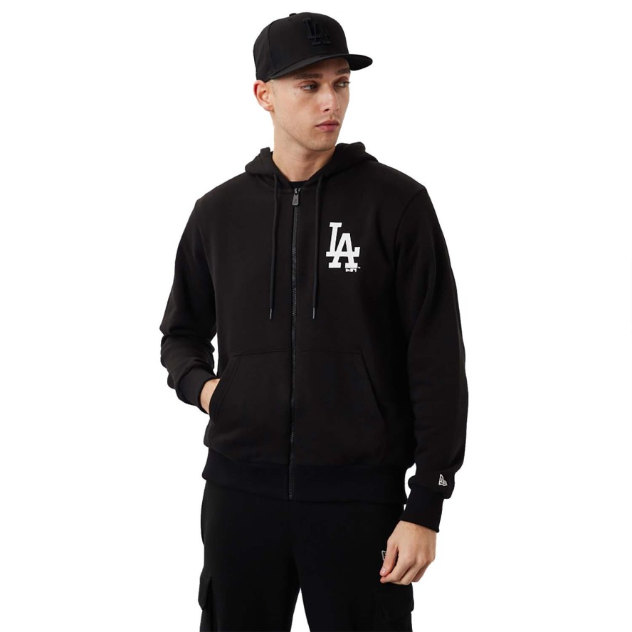 Bluza New Era League Essential Fz Losdod Blkwhi Dorosłych