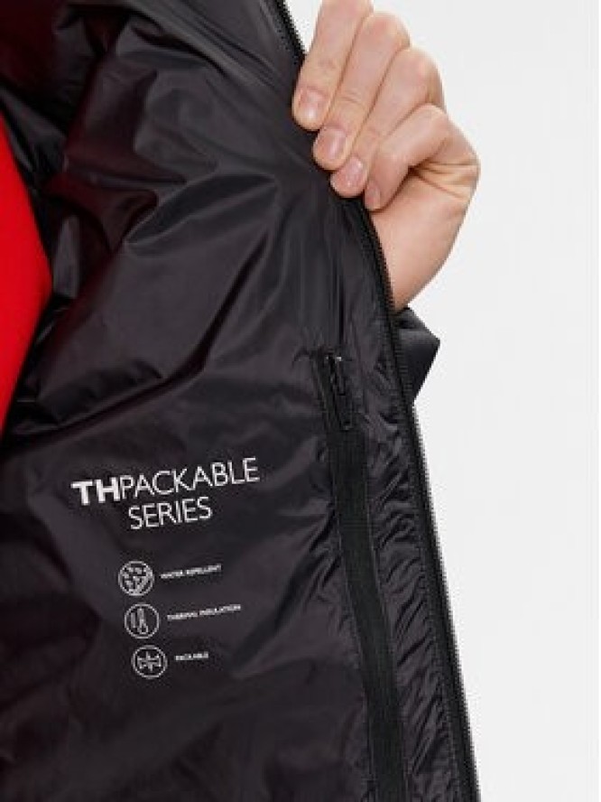 Tommy Hilfiger Kurtka przejściowa Packable Recycled Quilt Hdd Jkt MW0MW33732 Czarny Regular Fit