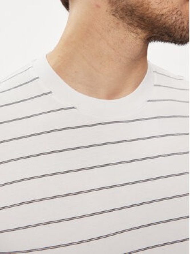 Sisley T-Shirt 3QPBS103C Biały Regular Fit