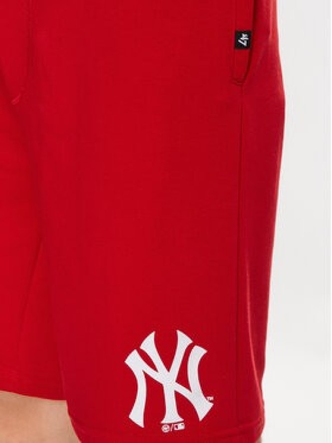 47 Brand Szorty sportowe New York Yankees Imprint 47 Helix Shorts Czerwony Regular Fit