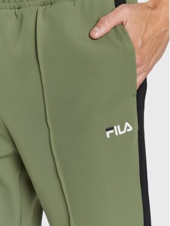 Fila Spodnie dresowe Bruges FAM0174 Zielony Regular Fit