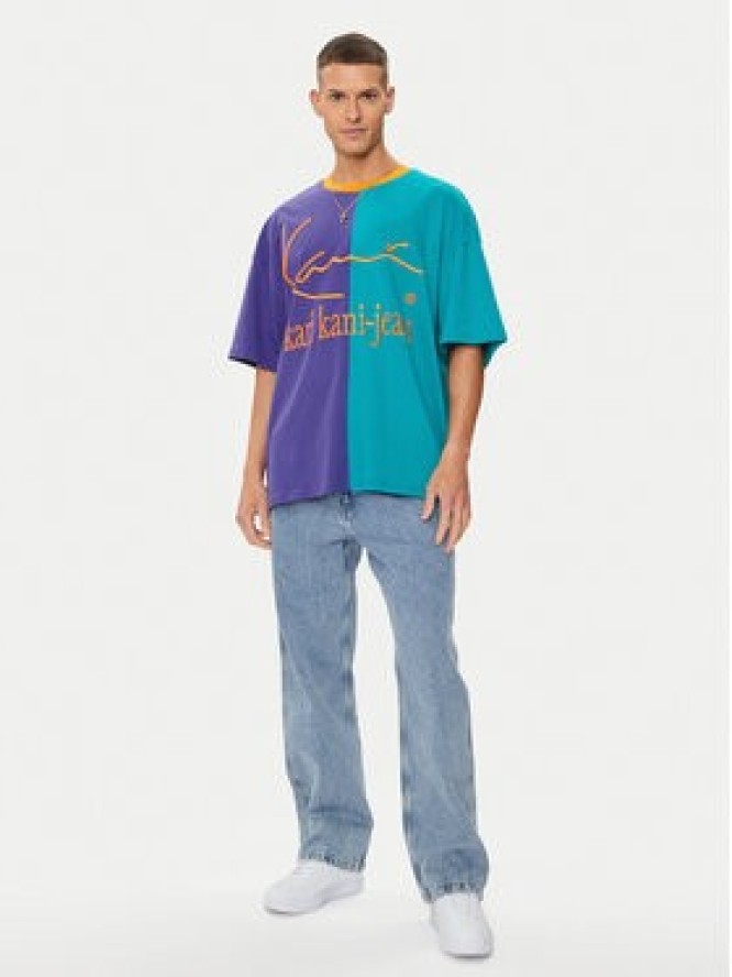 Karl Kani T-Shirt Block 6060235 Kolorowy Boxy Fit