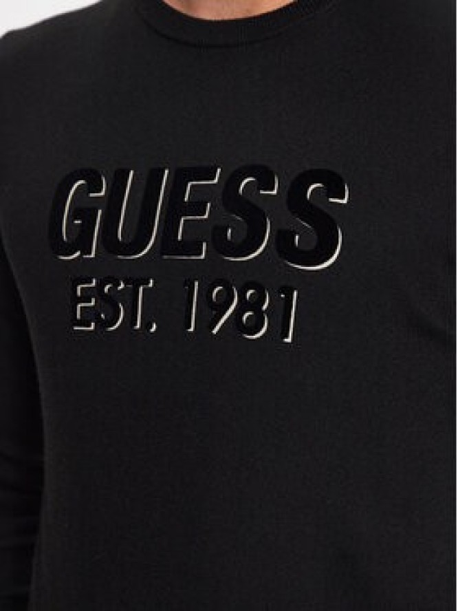 Guess Sweter Virgil M3YR03 Z3052 Czarny Regular Fit