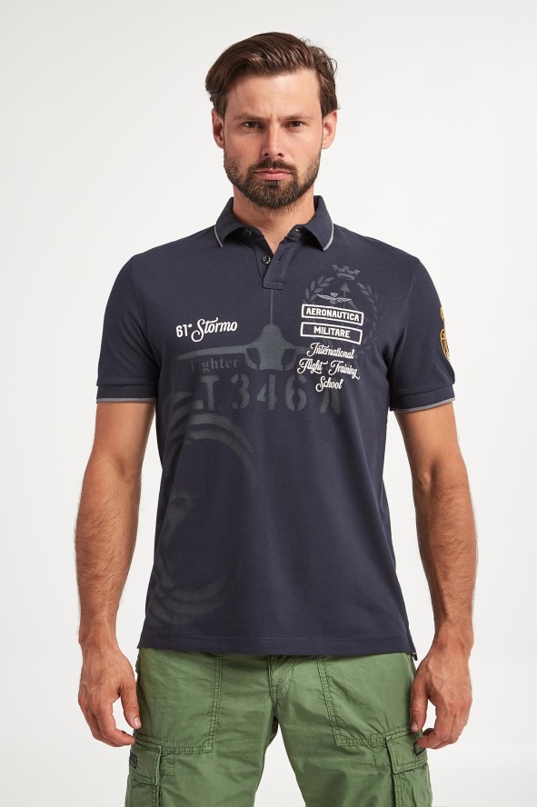 Polo męskie AERONAUTICA MILITARE