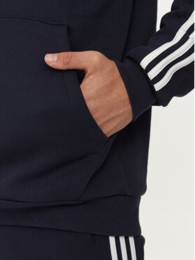 adidas Bluza Essentials Fleece 3-Stripes IJ6473 Granatowy Regular Fit