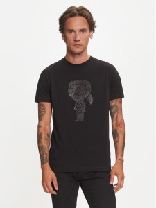 KARL LAGERFELD T-Shirt 755066 544242 Czarny Regular Fit