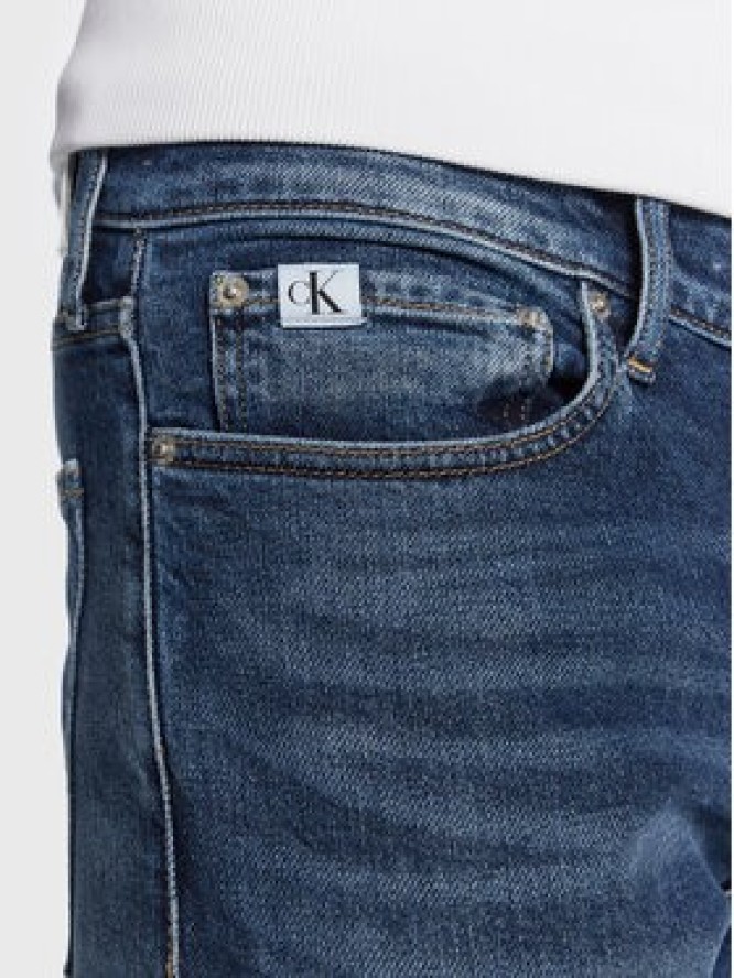 Calvin Klein Jeans Jeansy J30J322804 Niebieski Slim Fit